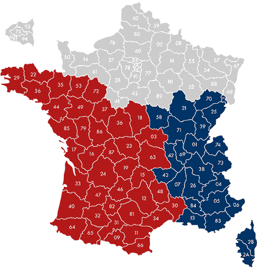 Zones commerciales MAP
